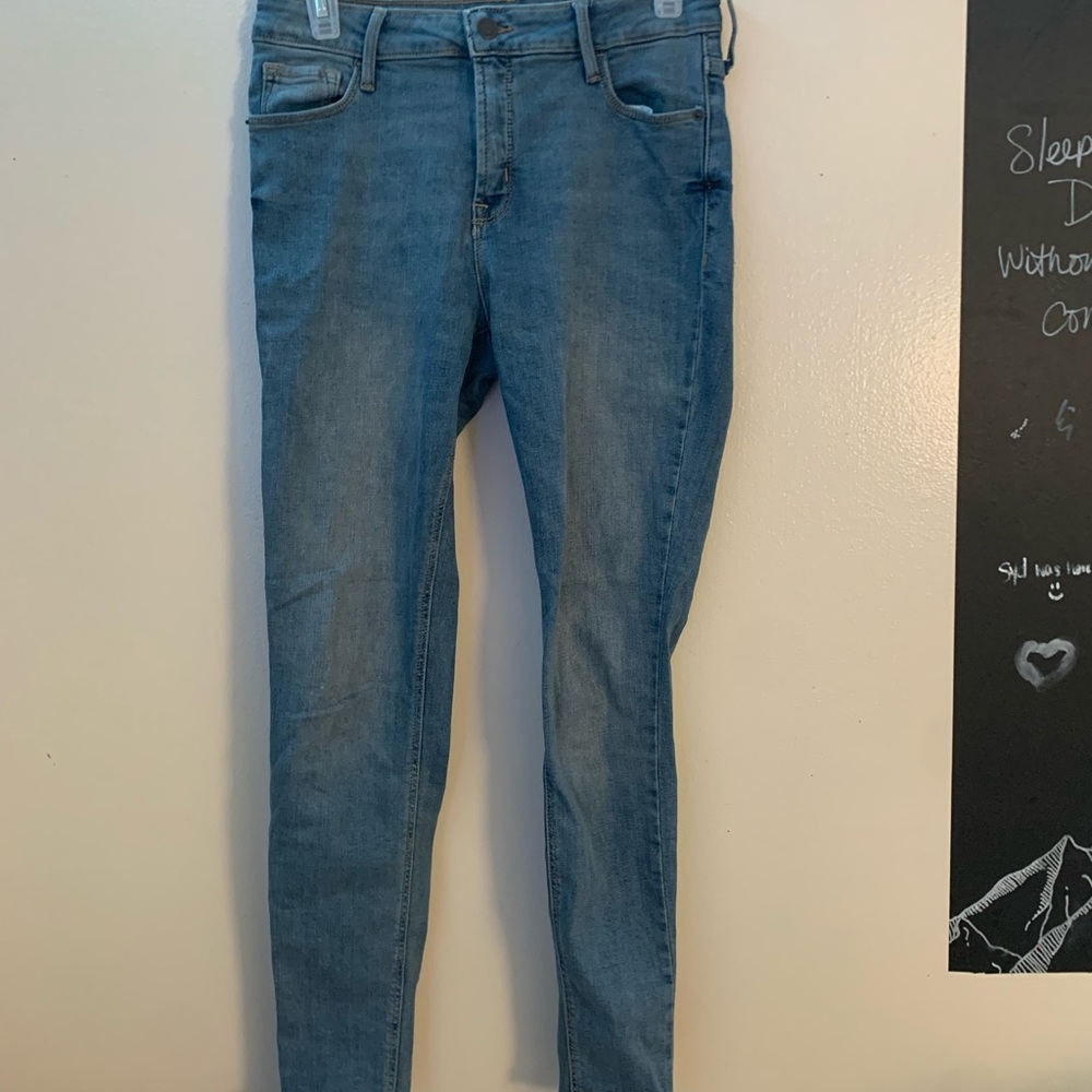 skinny jeans, blue